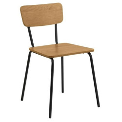 Krzesło Peru dąb/czarne