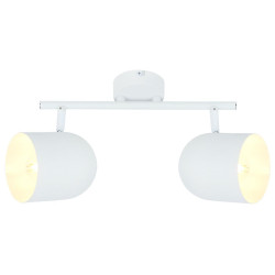 AZURO LAMPA SUFITOWA LISTWA 2X40W E27 BIAŁY