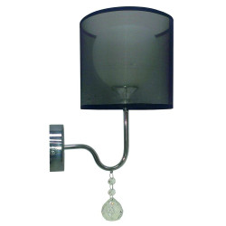 BRAVA LAMPA KINKIET D-22 1X60W E27 CZARNY