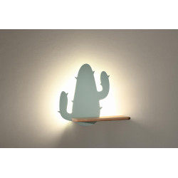 Cactus 2 lampa kinkiet 4w led 4000k iq kids zielony