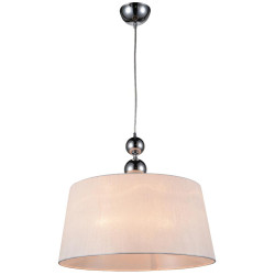 CLARA LAMPA WISZĄCA 45 1X60W E27 CHROM / BIAŁY