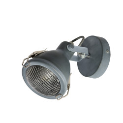 CRODO LAMPA KINKIET 1X40W E14 SZARY