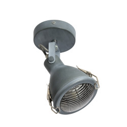 CRODO LAMPA KINKIET 1X40W E14 SZARY