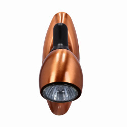 CROSS LAMPA KINKIET 1X50W GU10 MIEDZIANY