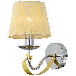 DIVA LAMPA KINKIET 1X40W E14 CHROM/ZŁOTY