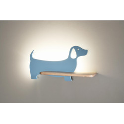 DOG LAMPA KINKIET 5W LED 4000K IQ KIDS Z PRZEW NIEBIESKI