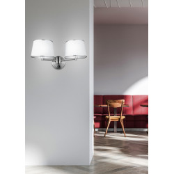 IBIS LAMPA KINKIET 2X40W E14 SATYNA