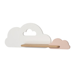 LAMPA CLOUD KINKIET ŚCIENNY 5W LED IQ KIDS BIAŁY+RÓŻOWY