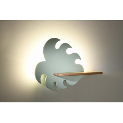 Monstera lampa kinkiet 5w led 4000k iq kids zielony