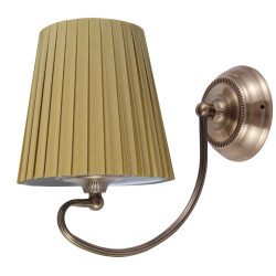 MOZART LAMPA KINKIET 1X60W E27 PATYNOWA MIEDŹ MIODOWY