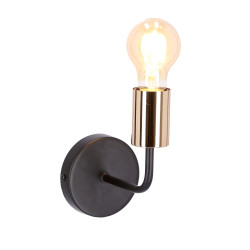 SPILL LAMPA KINKIET 1X60W E27 CZARNY