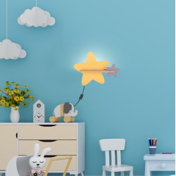 STAR LAMPA KINKIET ŚCIENNY 5W LED IQ KIDS Z PRZEWODEM Z WŁ. I WTYCZKĄ