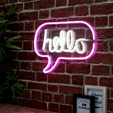 Lampa HELLO Neon LED