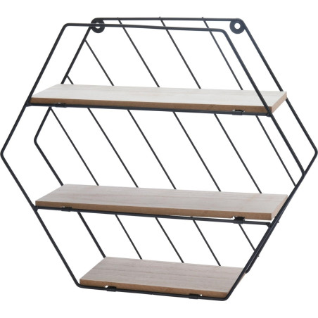 Półka ścienna heksagon Rack