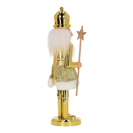 Figurka Dziadek do orzechów 28cm Gold     w koronie