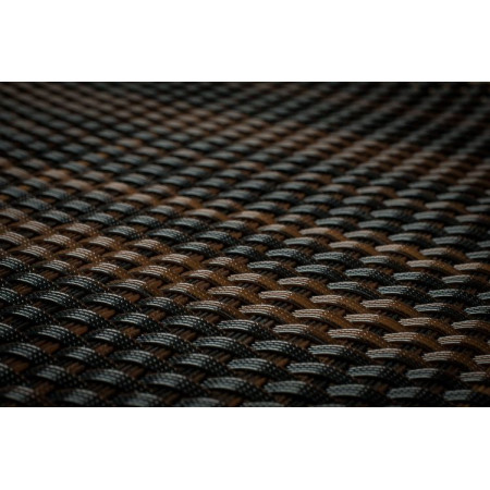 Mata technorattanowa, osłona balkonowa, ekran prywatności, 1200 g/m2 100x100cm RD06 Brąz mix