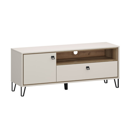 TIRION B RTV CABINET 138 CM CASHMERE/OAK DELANO