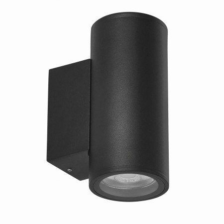 Papaver lampa ogrodowa elewacyjna tuba 10x16,1cm czarny 2x35W GU10 IP65