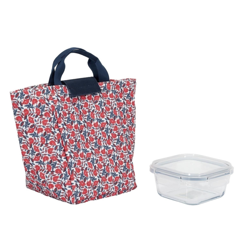 Zestaw Lunch box i torba termiczna        czerwona