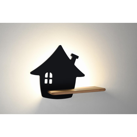 House lampa kinkiet 4w led 4000k kp iq kids czarny