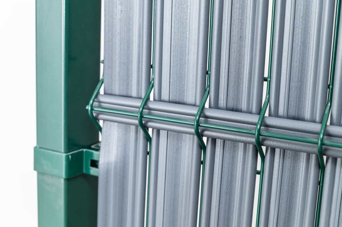 Fence panel strips set narrow 44-62mm 153x250cm RD03 Grey - photo 11