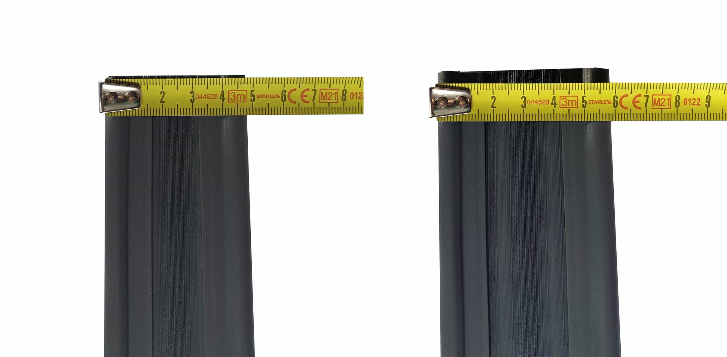 Fence panel strips set narrow 44-62mm 153x250cm RD03 Grey - photo 14