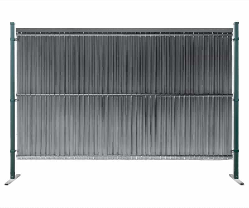 Fence panel strips set narrow 44-62mm 153x250cm RD03 Grey - photo 1