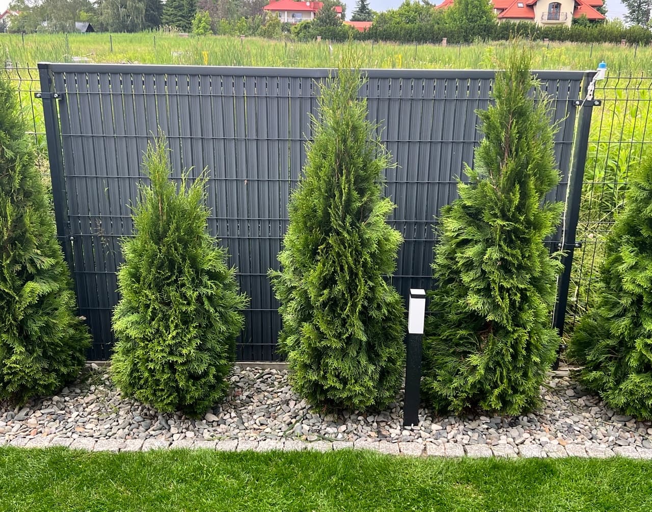 Realizacja ogrodzenia - Antracyt