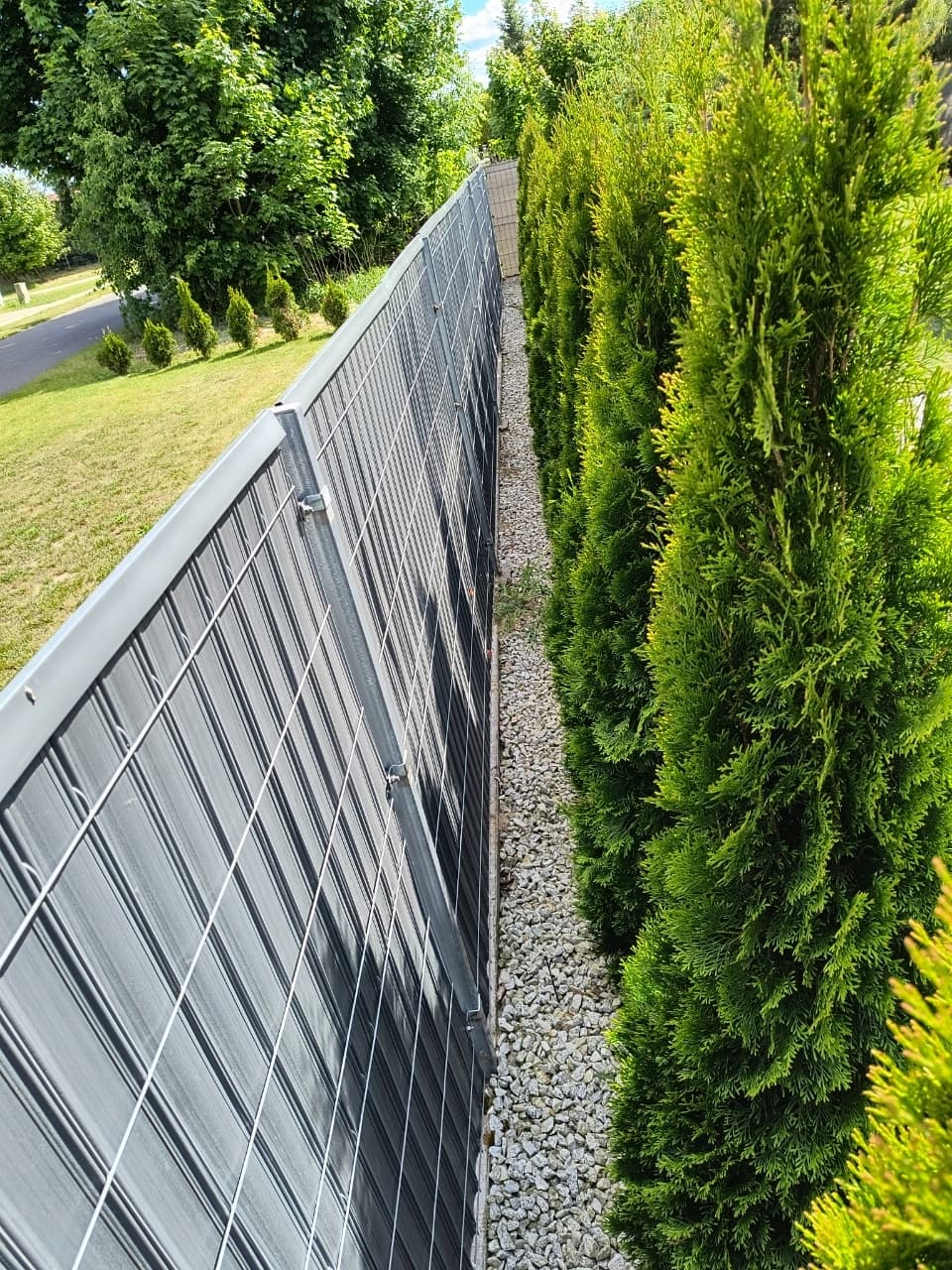 Realizacja ogrodzenia - Antracyt