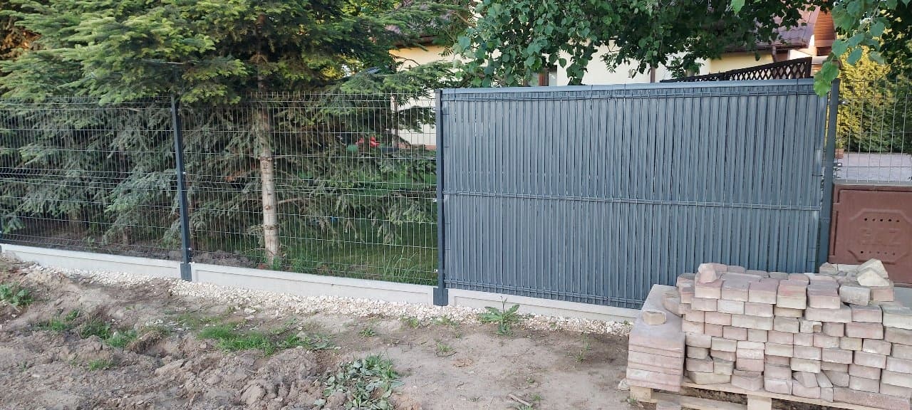 Realizacja ogrodzenia - Antracyt