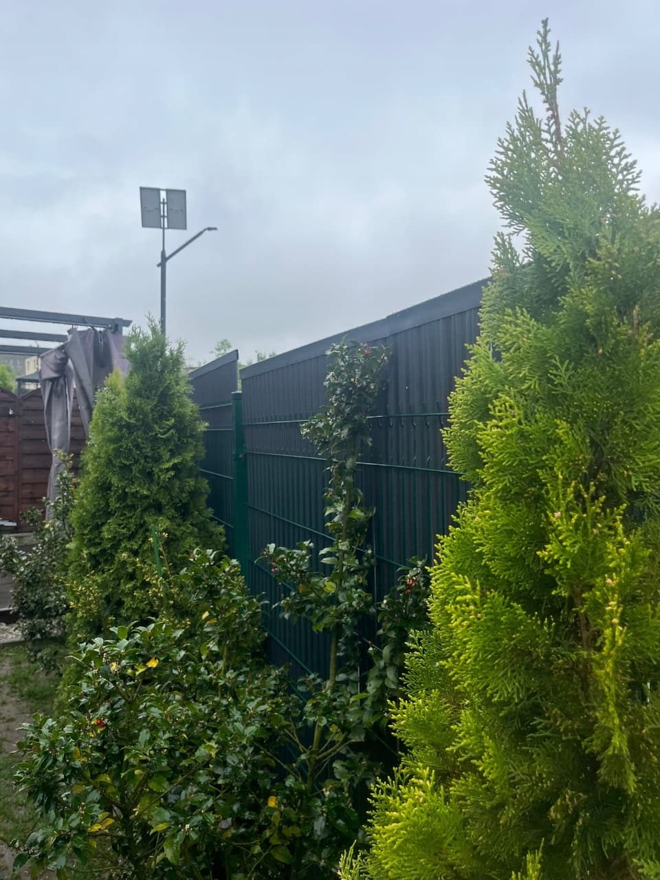 Realizacja ogrodzenia - Zielony