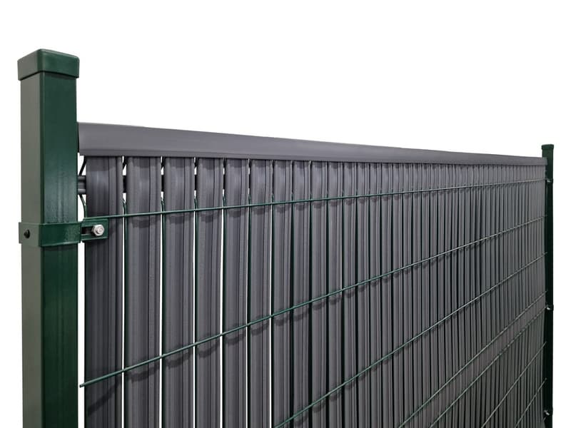 Fence panel strips set narrow 44-62mm 173x250cm RD04 Black - photo 9