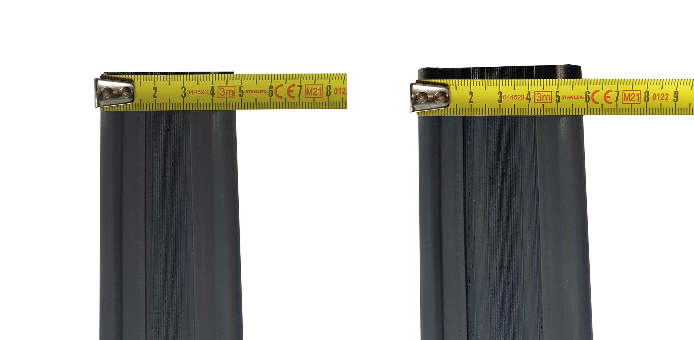 Fence panel strips set narrow 44-62mm 173x250cm RD04 Black - photo 14