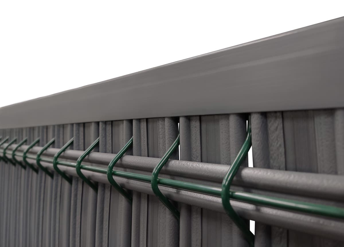 Fence panel strips set narrow 44-62mm 173x250cm RD04 Black - photo 13